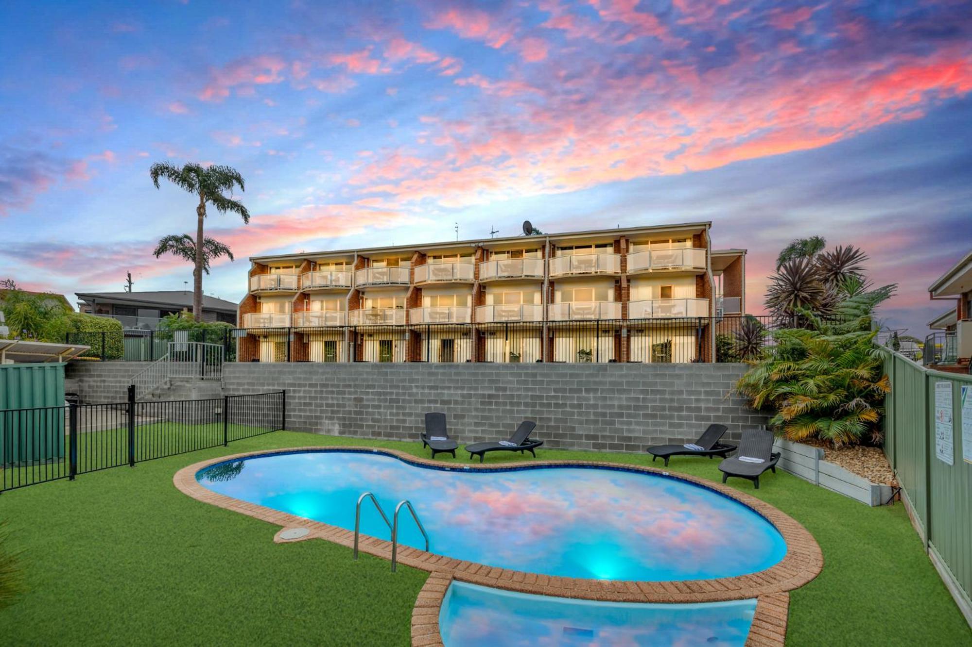 Sapphire Waters Motor Inn Merimbula Kültér fotó